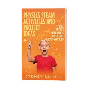 A book cover with an image of a boy pointing up.